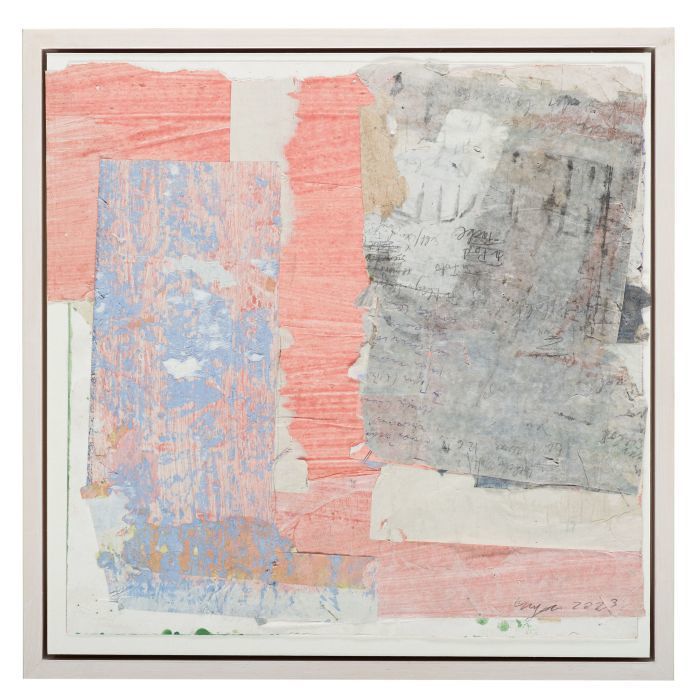 Ohne Titel, 2022/23

Collage: Leimfarbe auf Papier, 34 x 34 cm, Künstlerrahmung
signiert und datiert

Ausrufpreis: 800,-