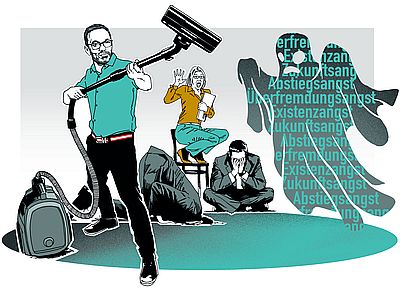 Im Staubsauger der Demagogen entstehe eine toxische Mischung aus Realängsten, neurotisch-paranoider Angst und Wut, schreibt der Sozialpsychologe und Psychotherapeut Klaus Ottomeyer.