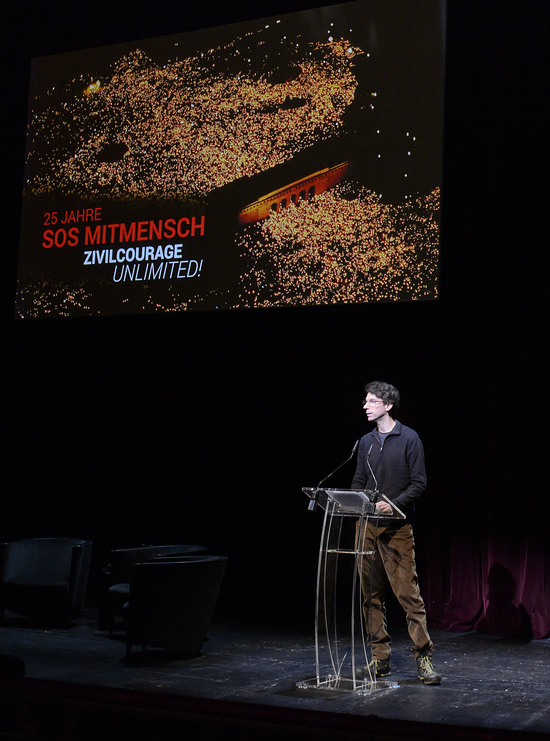 Wien, Oesterreich, 21.1.2018.  OSO Mitmensch Matinee im Burgtheater.
