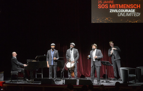 Wien, Oesterreich, 21.1.2018.  OSO Mitmensch Matinee im Burgtheater.
