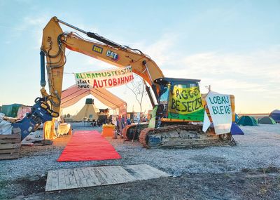 Lobau bleibt Proteste Wien, Österreich 
