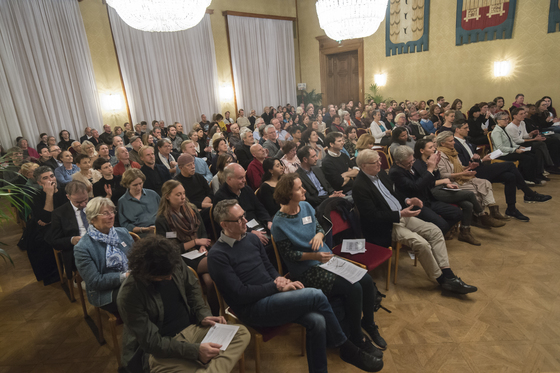 WIEN, ÖSTERREICH - MARCH 26: Vergabe des Ute-Bock Preises 2019 im Rathaus am March 26, 2019 in Wien, Österreich.
