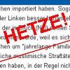 FPÖ-Hetze Screenshots