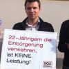 Mario Keiber vor dem Bundeskanzleramt