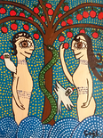 adem havva (Adam und Eva), 2019

Acryl auf Karton, 70 x 50 cm, Künstlerrahmung
vorder- und rückseitig signiert, datiert und beschriftet

AUSRUFPREIS: 440.-