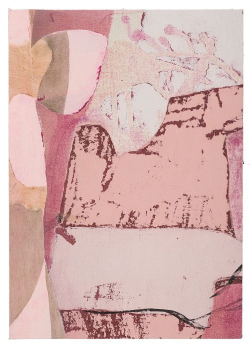 o.T.,  2020/22

Acryl und Tusche auf Baumwolle auf MDF, 41,5 x 29,5 cm
rückseitig signiert und datiert 

Ausrufpreis: 500,-