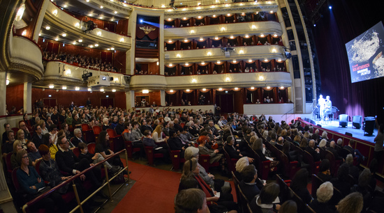 Wien, Oesterreich, 21.1.2018.  OSO Mitmensch Matinee im Burgtheater.
