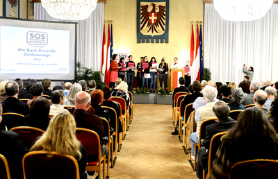 WIEN, ÖSTERREICH - MARCH 26: Vergabe des Ute-Bock Preises 2019 im Rathaus am March 26, 2019 in Wien, Österreich.