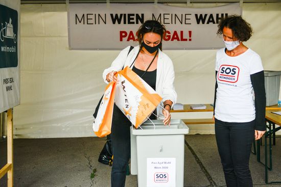 Pass Egal Wahl 2019 von SOS Mitmensch