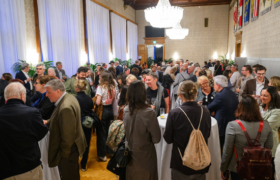 ©Martin Juen - Wien, 14.05.2025. 
//
SOS Mitmensch - Preis fuer Zivilcourage. Preisverleihung im Wr. Rathaus im Wappensaal