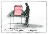 Punschkrapferl, 2006

Bleistift, Kreide auf Zeichenfolie, 21 x 29,7 cm, gerahmt
signiert, datiert und betitelt

AUSRUFPREIS: 950.-
