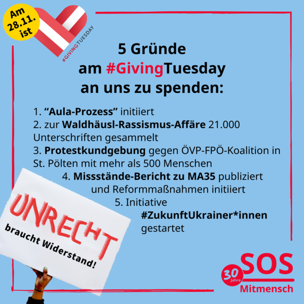 5 Gründe zu spenden