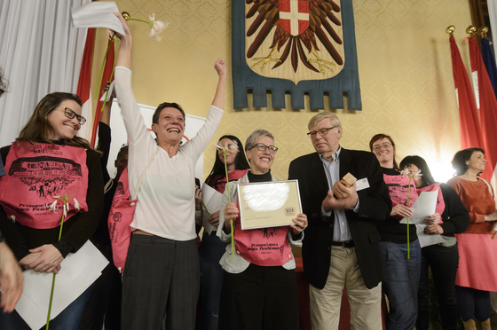 WIEN, ÖSTERREICH - MARCH 26: Vergabe des Ute-Bock Preises 2019 im Rathaus am March 26, 2019 in Wien, Österreich.